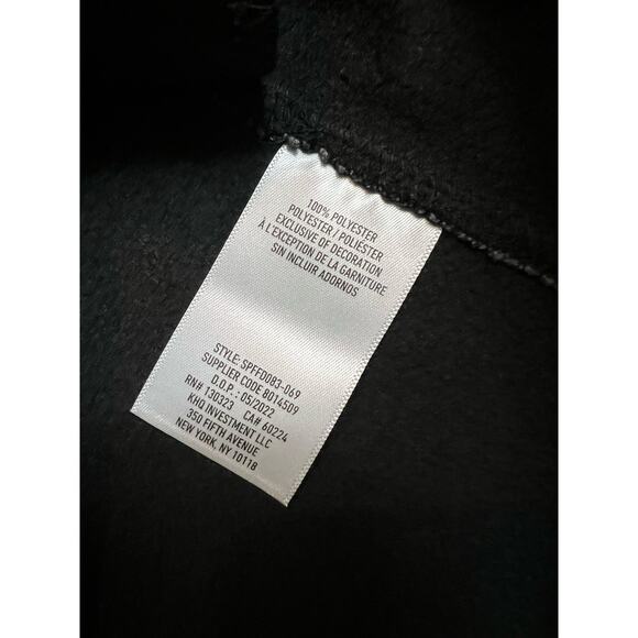 Spyder Men’s Half Zip Hooded Pullover Jacket in Polar Gray Black Size M - Picture 7 of 8